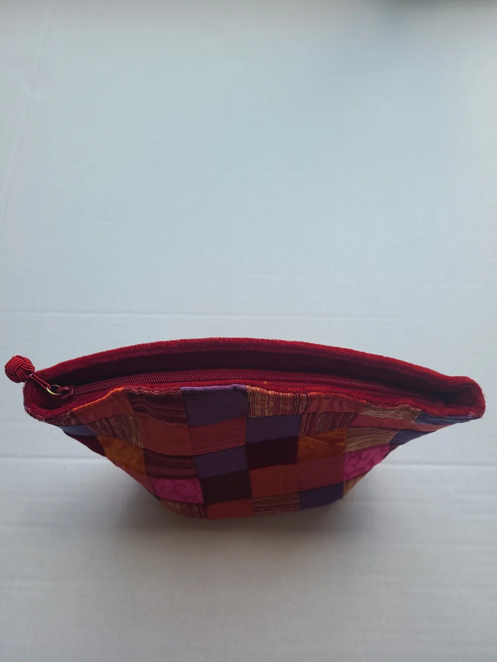 Bath & Body Works Patchwork Cosmetic Bag - Pink, Orange, Purple, Yellow, Red